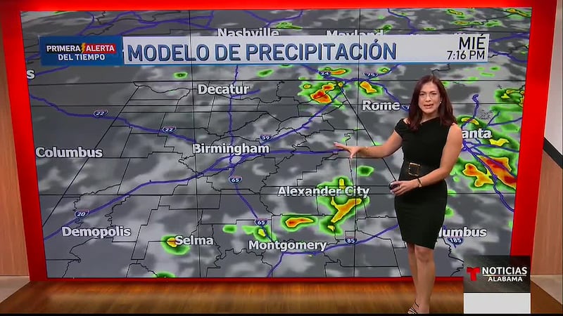 Iriana Guerrero con el pronóstico.