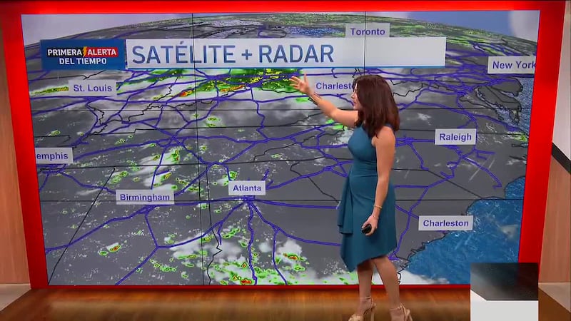 Iriana Guerrero con el pronóstico.