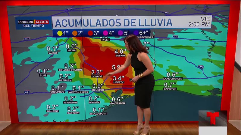 Iriana Guerrero con el pronóstico.