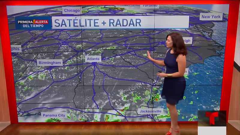 Iriana Guerrero con el pronóstico.