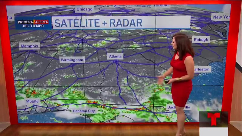 Iriana Guerrero con el pronóstico.
