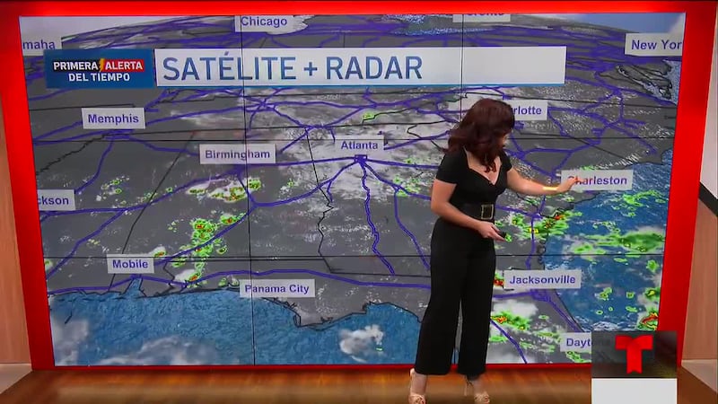 Iriana Guerrero con el pronóstico.