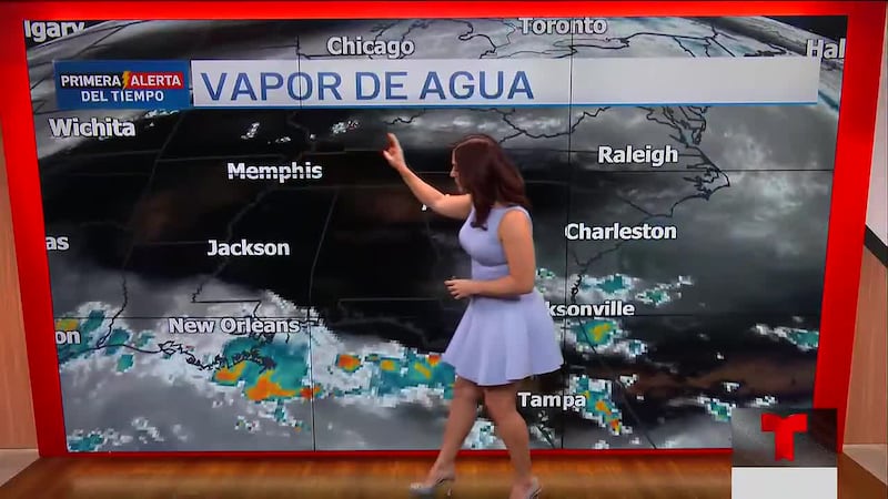 Iriana Guerrero con el pronóstico.