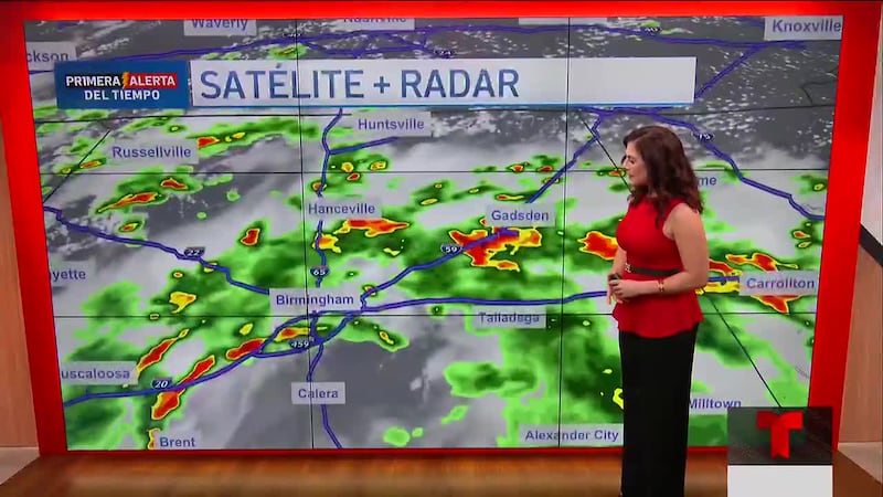 Iriana Guerrero con el pronóstico.