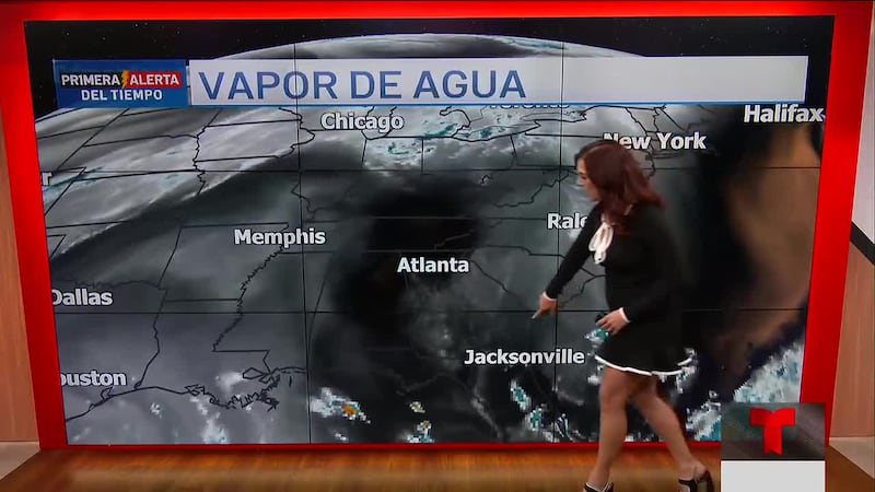 Iriana Guerrero con el pronóstico.