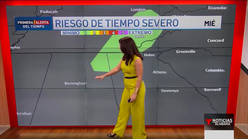 Iriana Guerrero con el pronóstico.