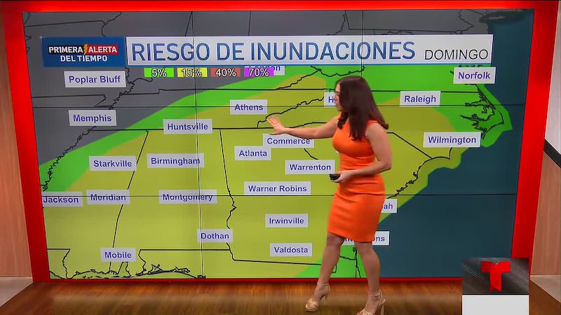 Iriana Guerrero con el pronóstico.