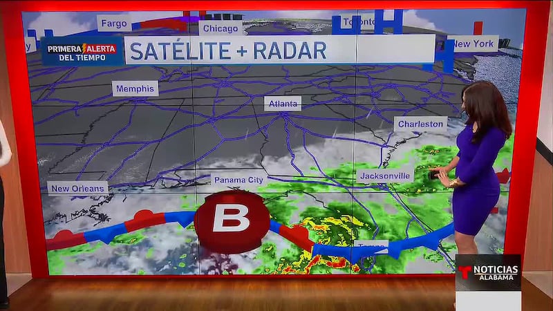 Iriana Guerrero con el pronóstico.