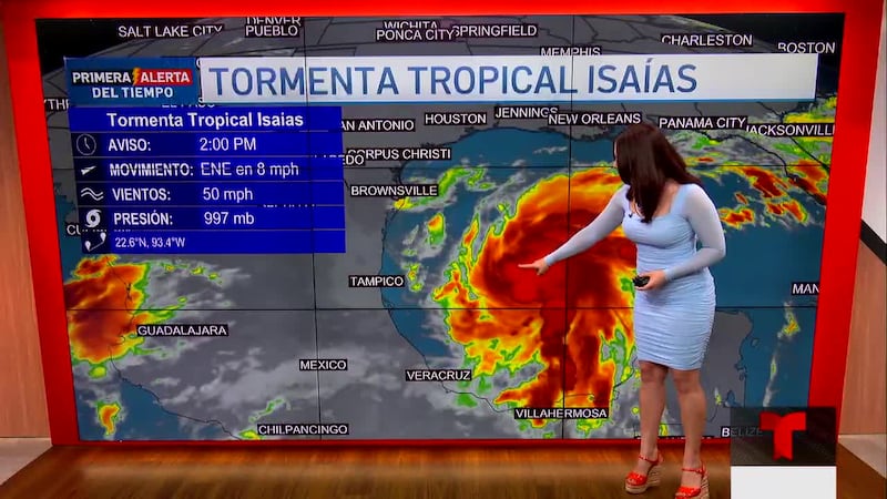 Iriana Guerrero con el pronóstico.