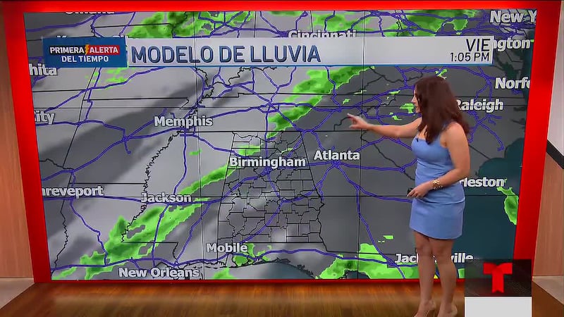 Iriana Guerrero con el pronóstico.