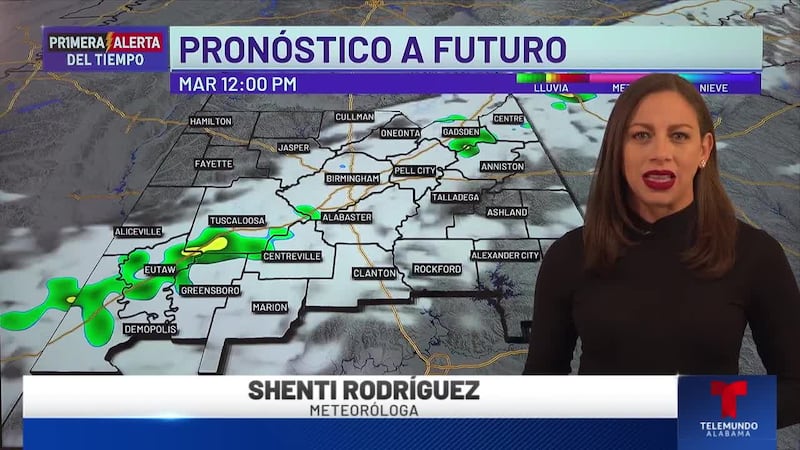 Primera Alerta del Tiempo: Posibilidad de algunos chubascos mañana