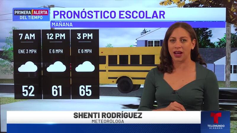 Primera Alerta del Tiempo: Pronóstico escolar