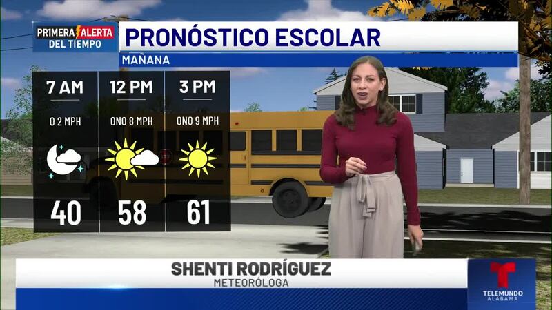 Primera Alerta del Tiempo: Pronóstico escolar