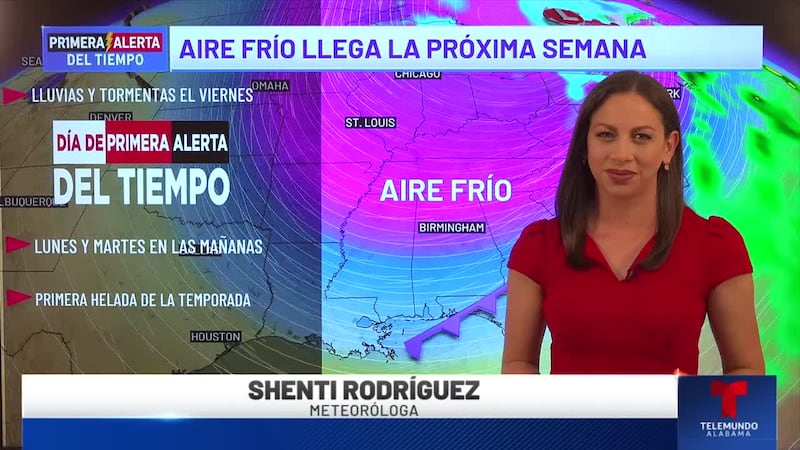 Primera Alerta del Tiempo: Aguaceros y tormentas para el viernes