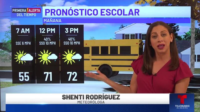 Primera Alerta del Tiempo: Pronóstico escolar