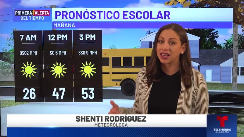 Primera Alerta del Tiempo: Pronóstico escolar