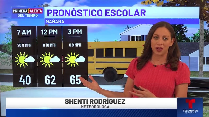 Primera Alerta del Tiempo: Pronóstico escolar