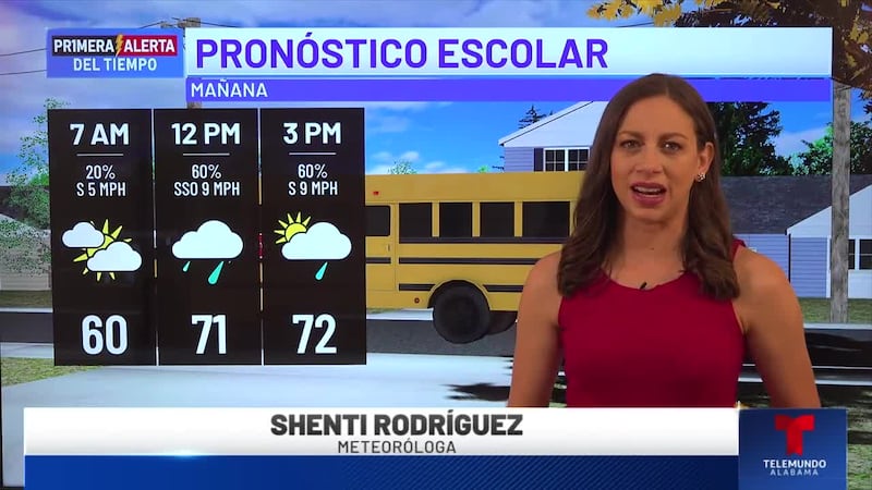 Primera Alerta del Tiempo: Pronóstico escolar