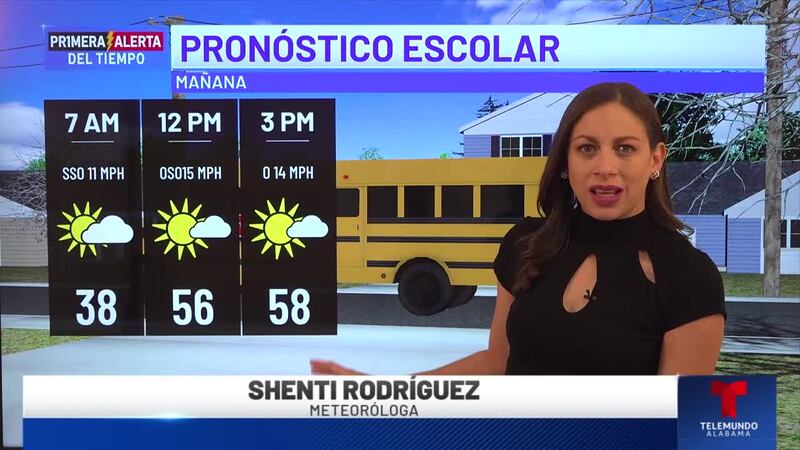 Primera Alerta del Tiempo: Pronóstico escolar
