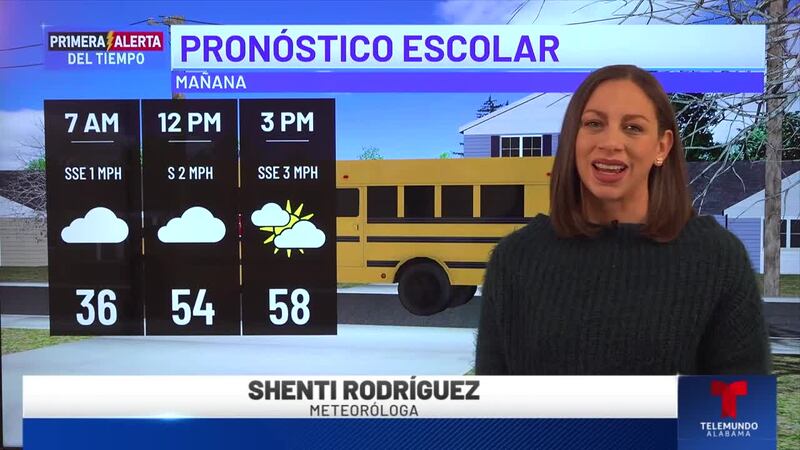 Primera Alerta del Tiempo: Pronóstico escolar